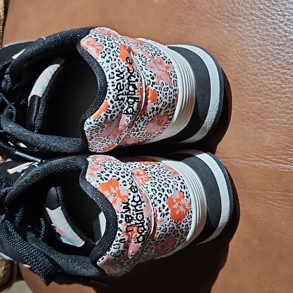 New Balance 515v3 Black Leopard Floral Lace Up Sneakers Running Shoes Multicolor - Picture 4 of 7